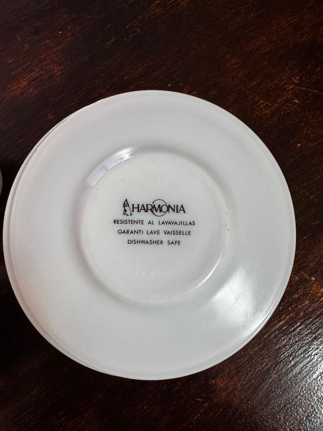 Juego de 10 tazas de porcelana