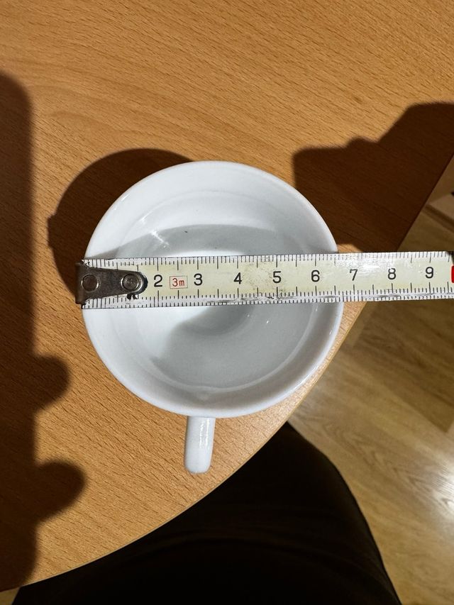 Juego de 10 tazas de porcelana