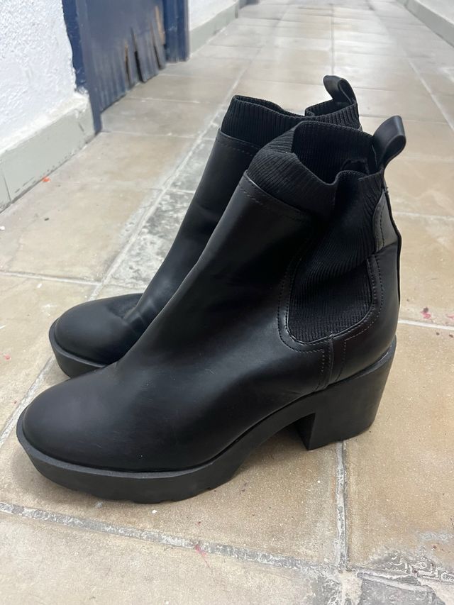 Botas negras plataforma