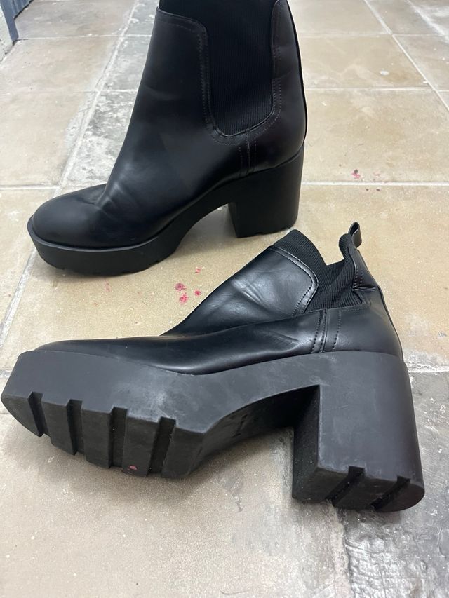 Botas negras plataforma