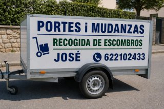 Portes i mudanzas y recogida de escombro