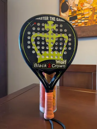 Pala de pádel Black Crown Wolf