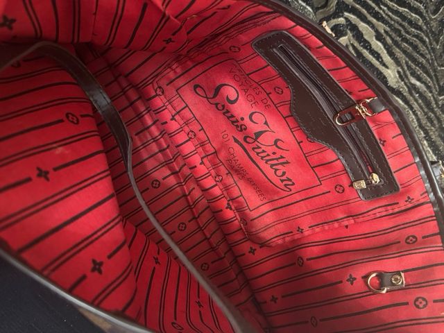 Bolso Louis Vuitton Neverfull Marrón