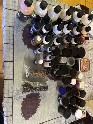 Lote de cebos para pesca