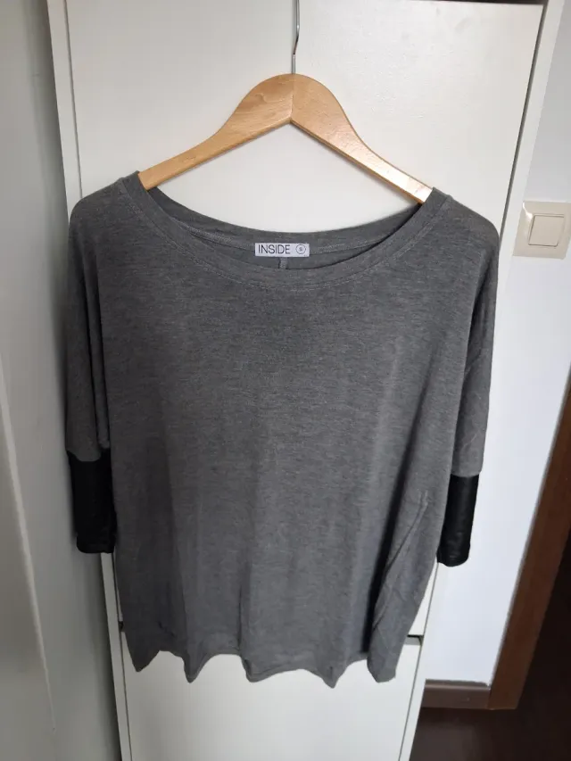 Camiseta Inside 3/4 Gris