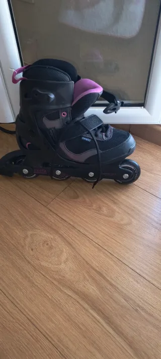 Patines en línea Oxelo Negro y Rosa