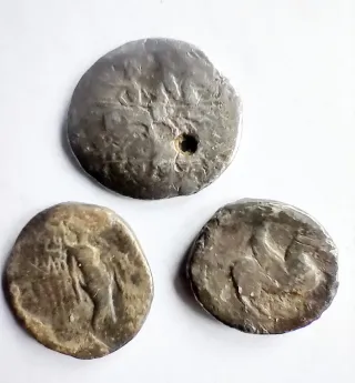 Lote 3 Quinarios República Romana Raros
