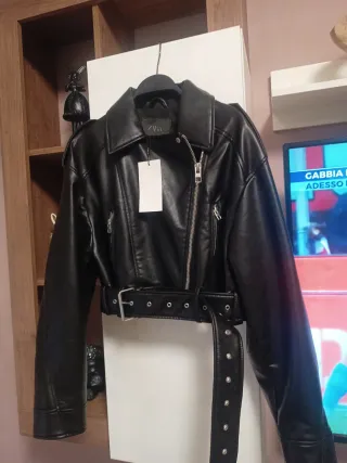 Giubbotto biker Zara nero