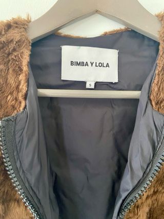 Abrigo pelo BIMBA Y LOLA marrón Talla S