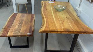 Mesa Comedor Madera Acacia 160x80cm...