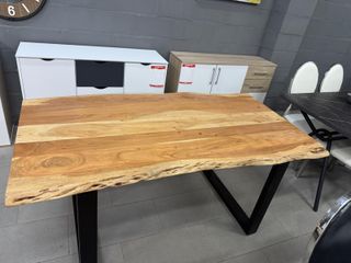 Mesa Comedor Madera Acacia 160x80cm...