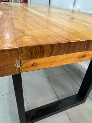 Mesa Comedor Madera Acacia 160x80cm...