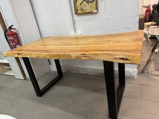 Mesa Comedor Madera Acacia 160x80cm...