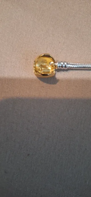 Pulsera Pandora Corazón Oro y Plata