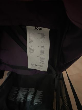 Silla o carrito de paseo Joie