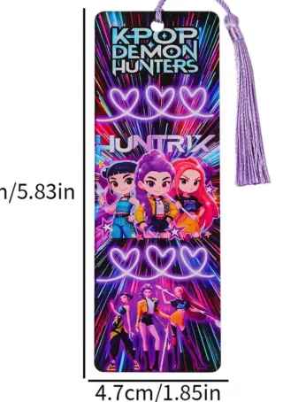 Marcapáginas Huntrix K-Pop Demon Hunters