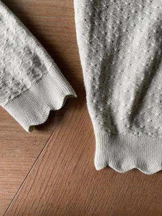 Jersey crop Zara verde agua