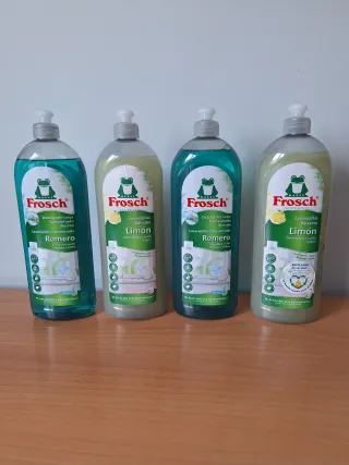 Pack 4 Lavavajillas Frosch Limón y Romero fairy