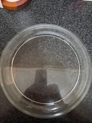 Plato de cristal para microondas