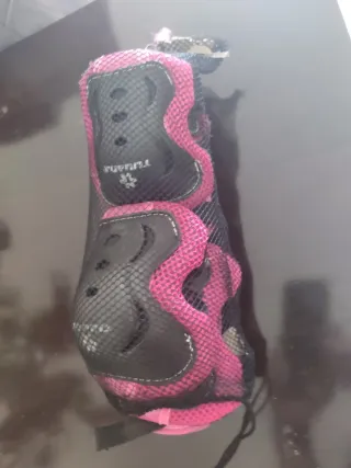 Patines niña rosa y morado talla 33/35