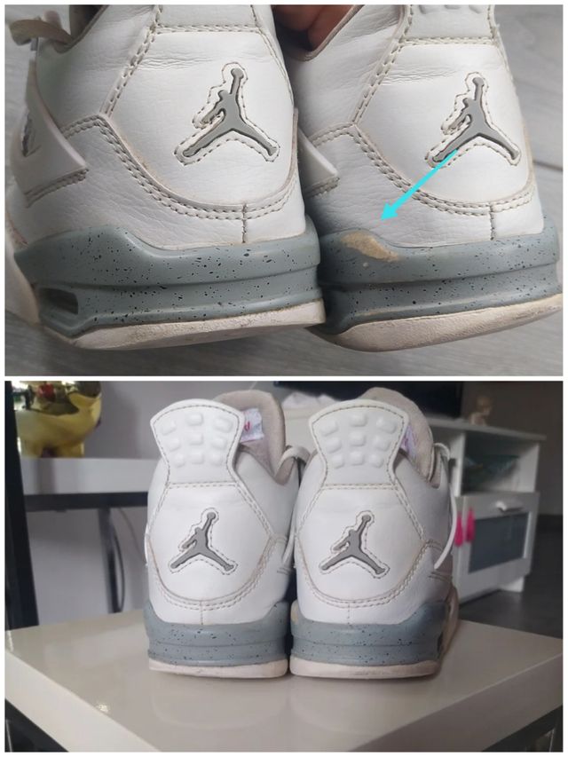 37.5 AIR JORDAN 4 RETRO BLANCO OREO NIKE