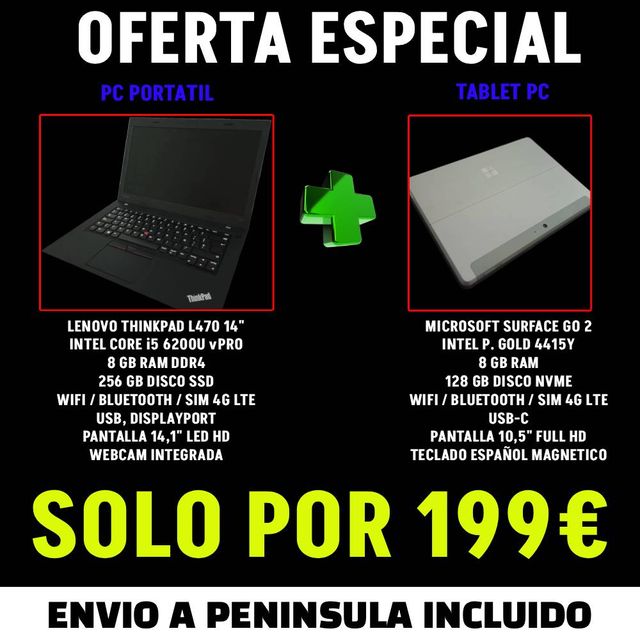 ULTIMO PRECIO Microsoft Surface Go 2 Negro