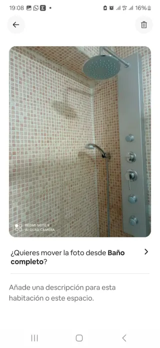 Columna de ducha con rociador y teleducha