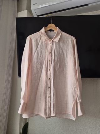 Camisa ZARA Rosa Talla L