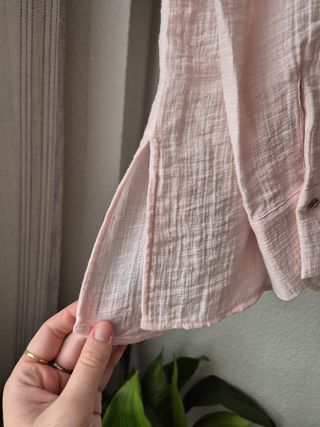 Camisa ZARA Rosa Talla L