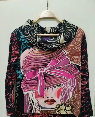 Vestido vintage mujer multicolor