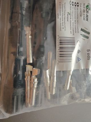 Conectores Solares MC4 1500Vdc (5 uds)