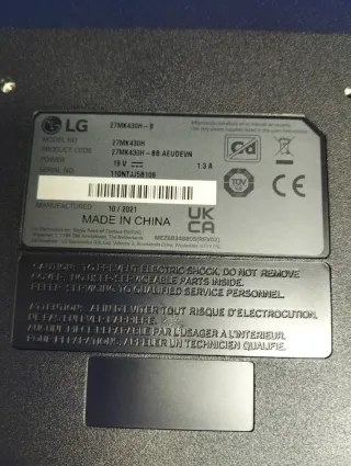 Monitor LG 27MK430H-B 27″ FullHD IPS 75Hz Pantalla