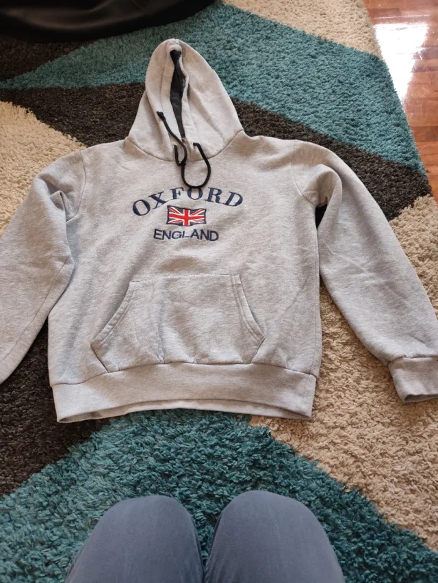 Sudadera Oxford Gris Talla S