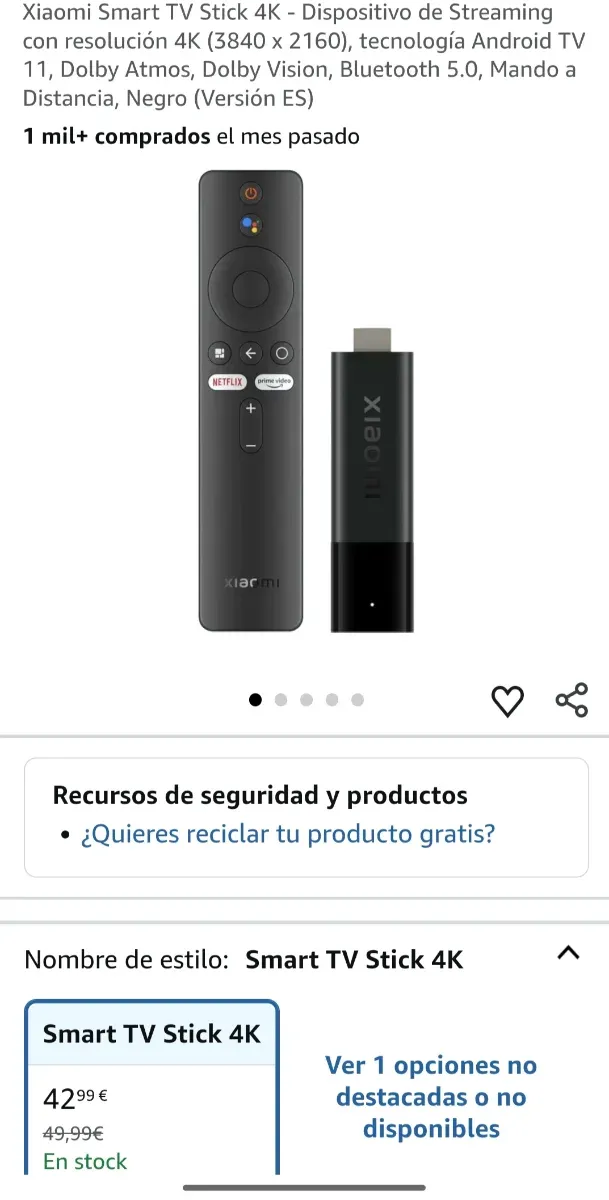 Xiaomi Smart TV Stick 4K