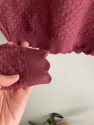 Jersey crop Zara granate