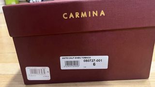 Zapatos Oxford Carmina Ante Tobacco