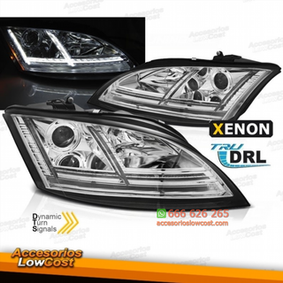 FAROS DELANTEROS XENON CON LUZ DIURNA LED E INTER