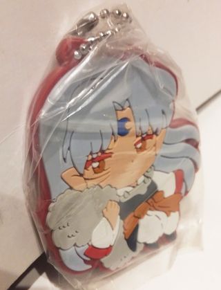 SESSHOMARU Inuyasha Rubber Mascot Keychain Figure