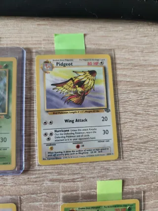 Carte Pokémon rare della giungla di Scyther Pidgeot