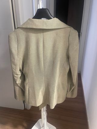 Chaqueta LIMITED Beige/Oro Talla L/40