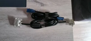 2 Cables VGA HP Azul y Gris