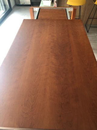Mueble TV Vitrina y Mesa Comedor extensible Madera