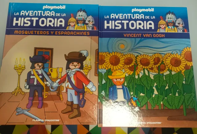 Libros Playmobil La Aventura de la Historia 40 56