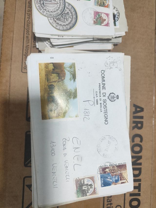 Lotto Lettere con Francobolli