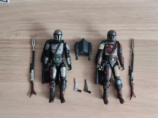 2 Figuras Black Series Mandalorianos