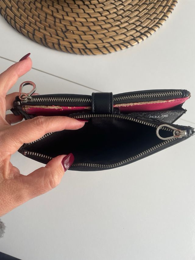 Monedero Tous Negro Multicolor