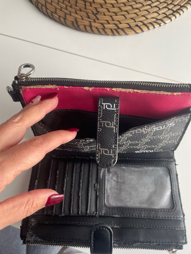 Monedero Tous Negro Multicolor