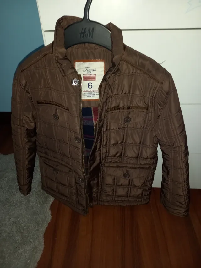 Cazadora niño Tizzas marrón talla 6