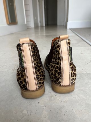 Botines Neon Boots Marrones y leopardo Talla 38