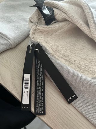 Felpa Amiri Grigia Nuova Collezione